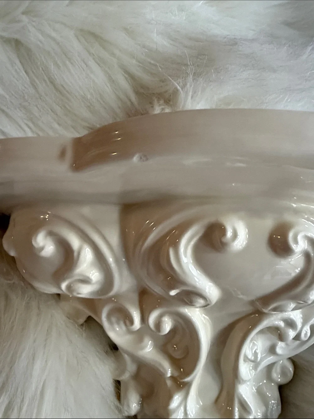 Vintage 1991 Handmade Ceramic Corbel Decorative Shelf